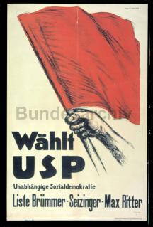 Affiche de l'U.S.P.D.