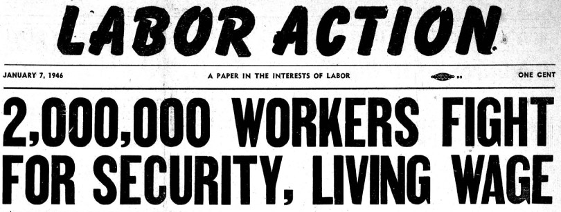 LABOR ACTION Masthead