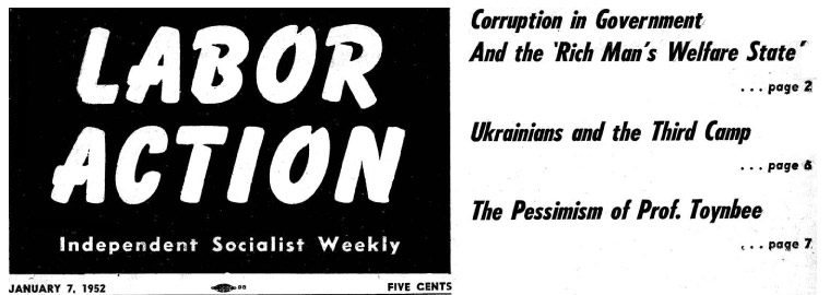 LABOR ACTION Masthead