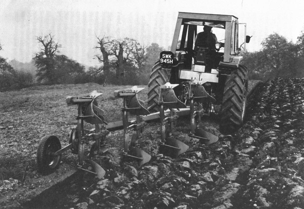 Tractor in a field