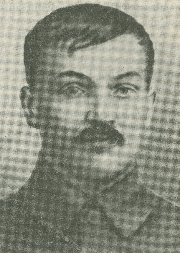 Illustrated portrait of M. F. Shkiryatov