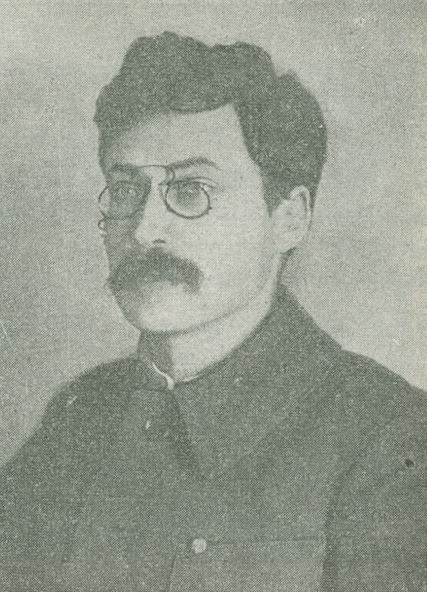 Illustrated portrait of E. M. Yaroslavsky