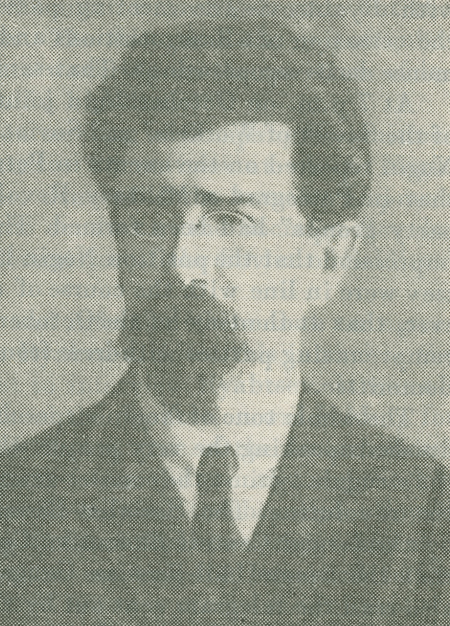 Illustrated portrait of V. P. Nogin