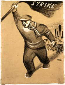 Strike, by William Gropper