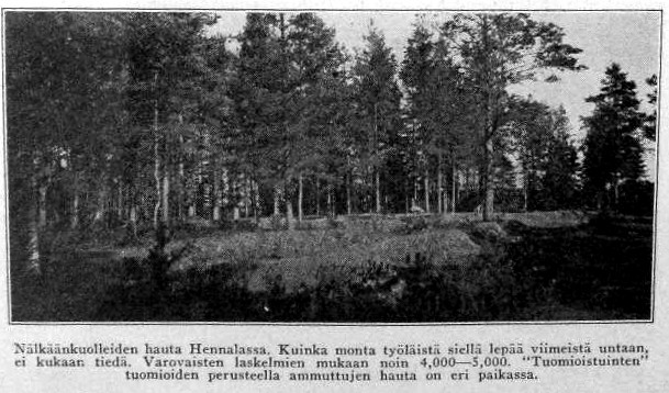 [Nälkäänkuolleiden hauta Hennalassa]